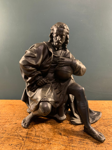 Spelter figure Amerigo Vespucci (America named after him) Late 19th ...