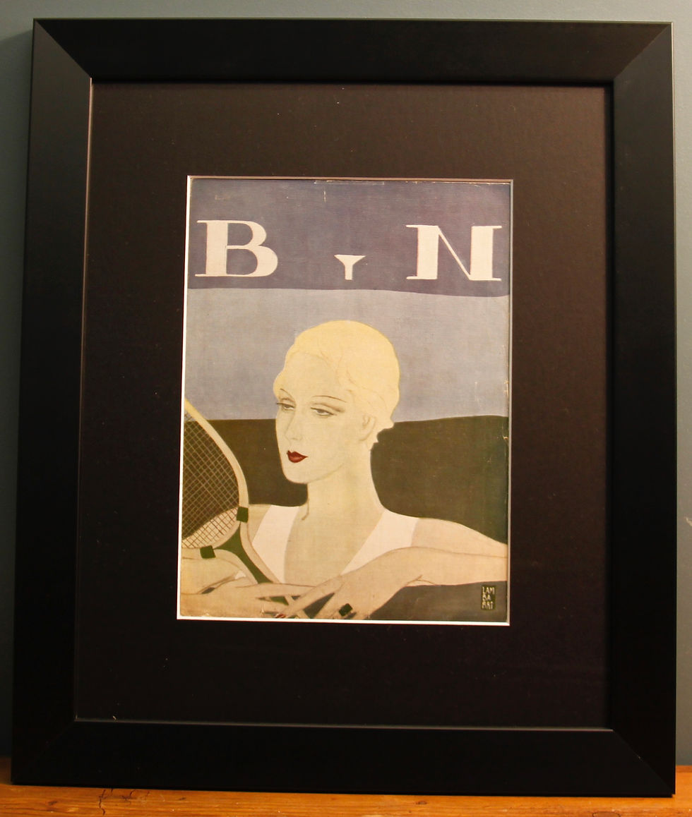 Blanco Y Negro. Original Spanish 1920's (Tennis)