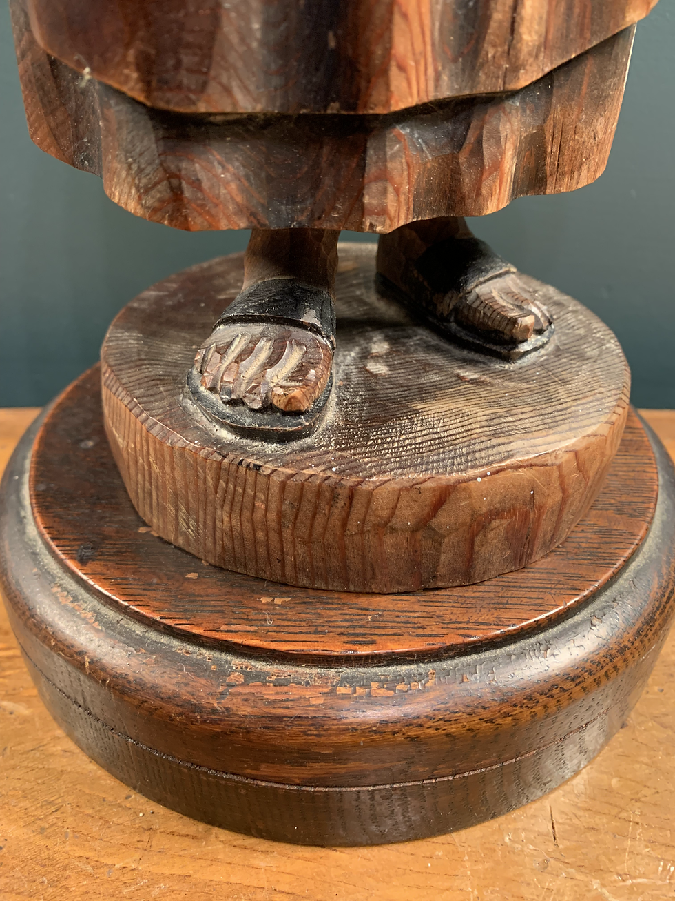 Thumbnail: Wooden Carved Monk