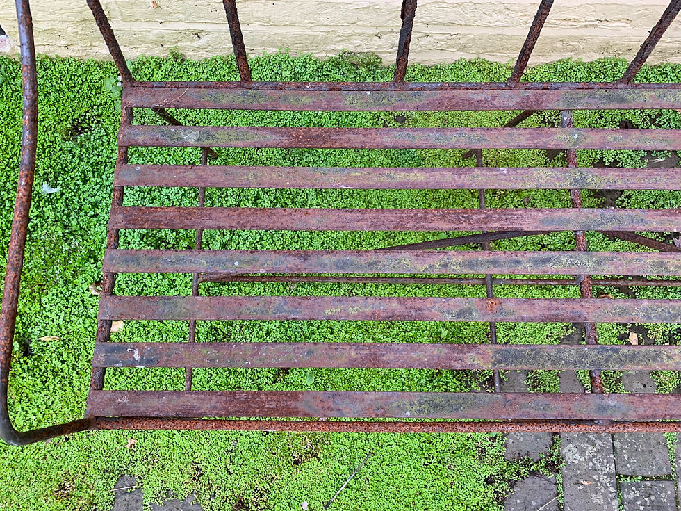 Thumbnail: Metal Gothic Style Bench