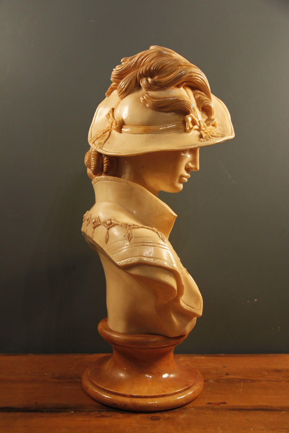 Thumbnail: Stunning Resin Heavy Bust of a Lady.