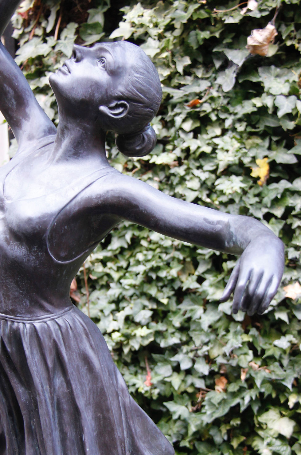 Thumbnail: Bronze and Marble Ballerina (almost life size)