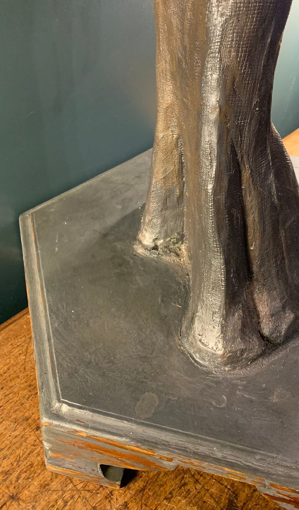 Thumbnail: Catwalk (Bronze Resin Girl) By Judy Ann Cropper.