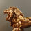 Thumbnail: Muscular Roaring Cast Metal Lion