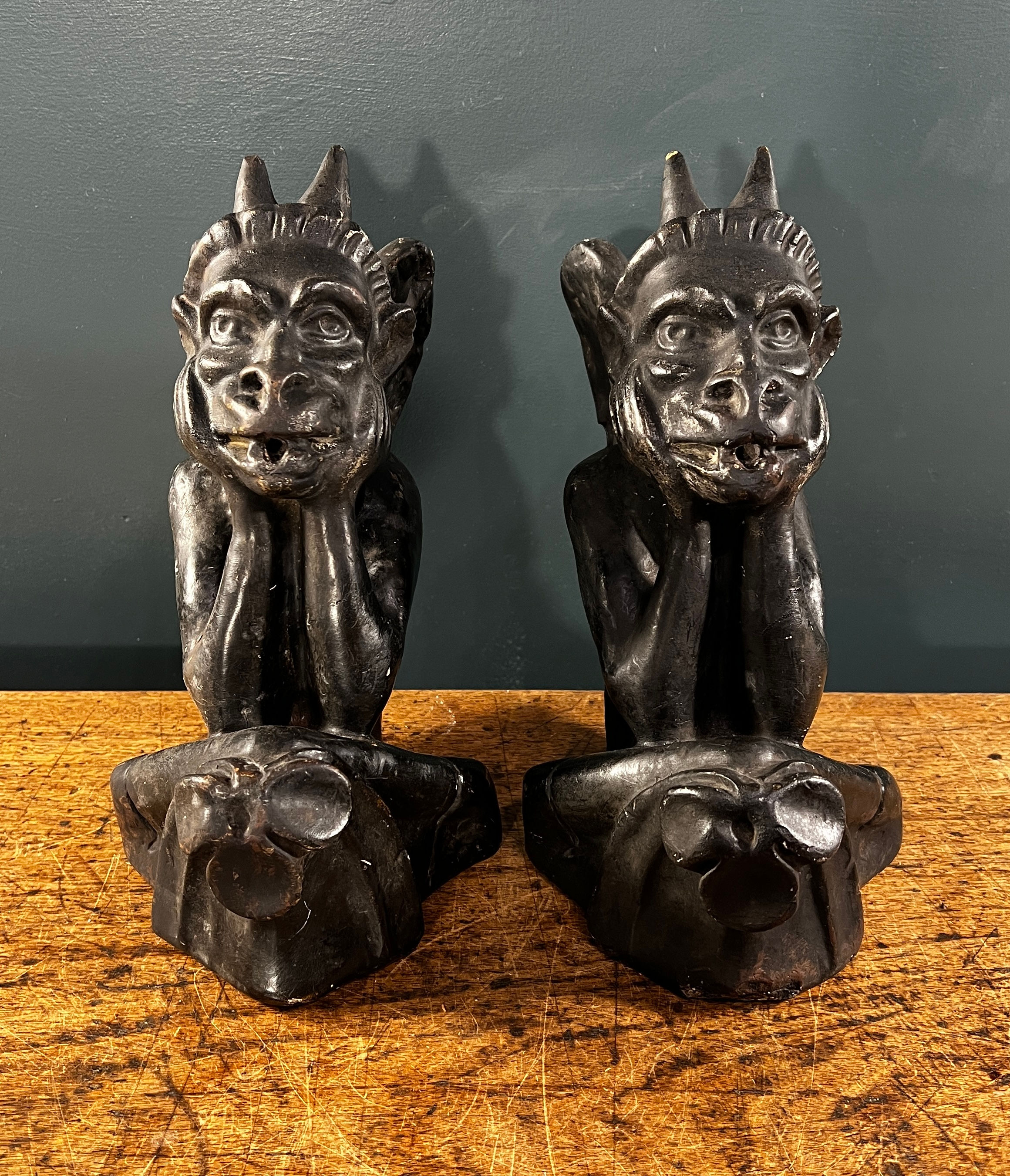 Gargoyle Wall Light Fittings. Made by ARTISCO