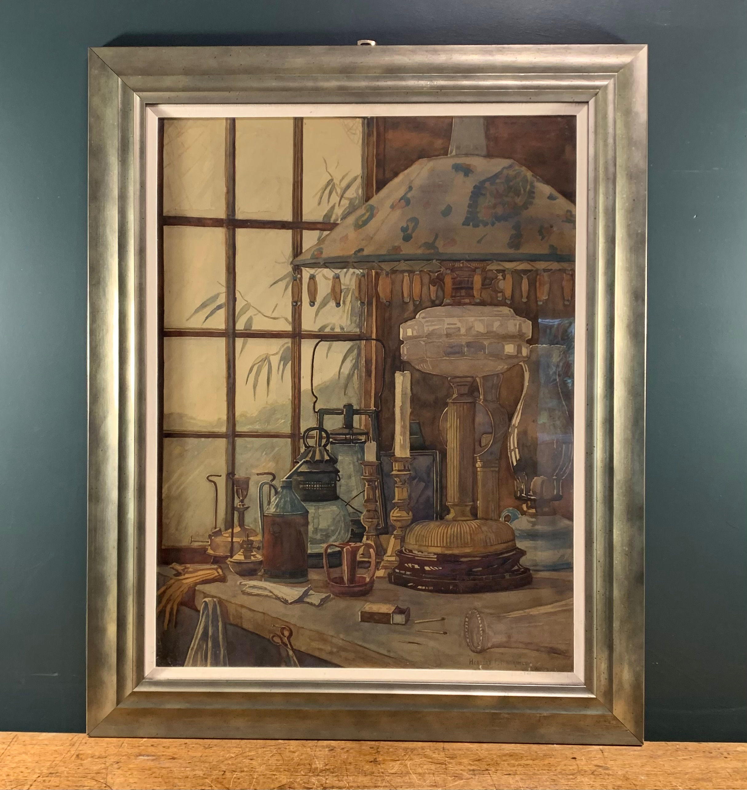 Still Life Watercolour by Australian Artist Herbert Page Barringer 1886-1946