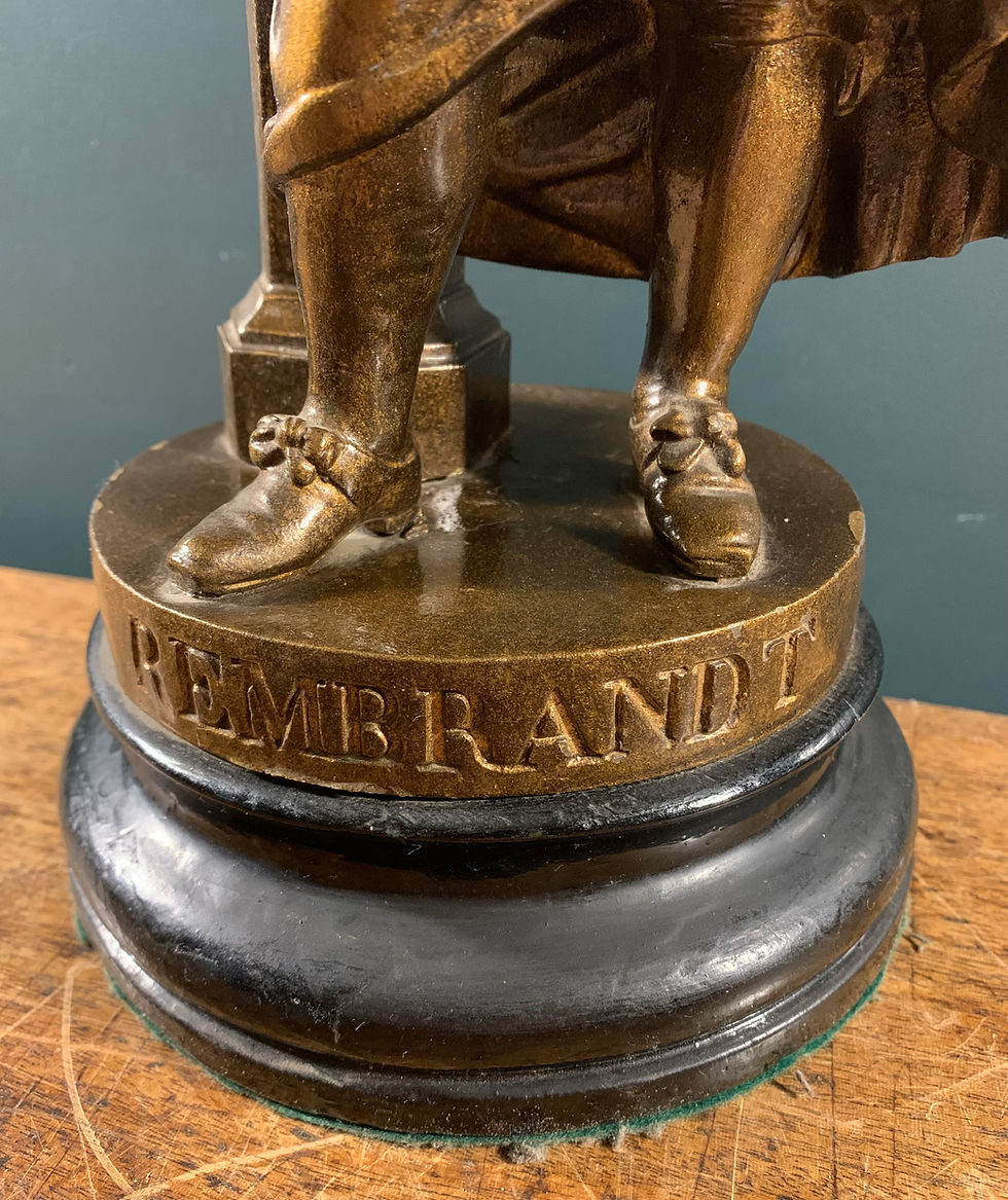 Thumbnail: Rembrandt Spelter on Wooden Base