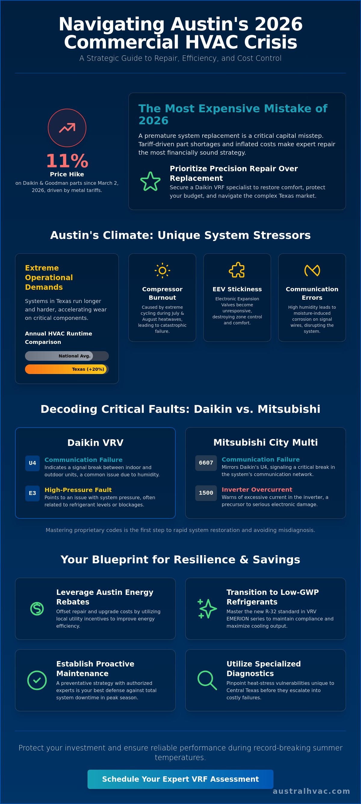 Daikin VRF repair Austin