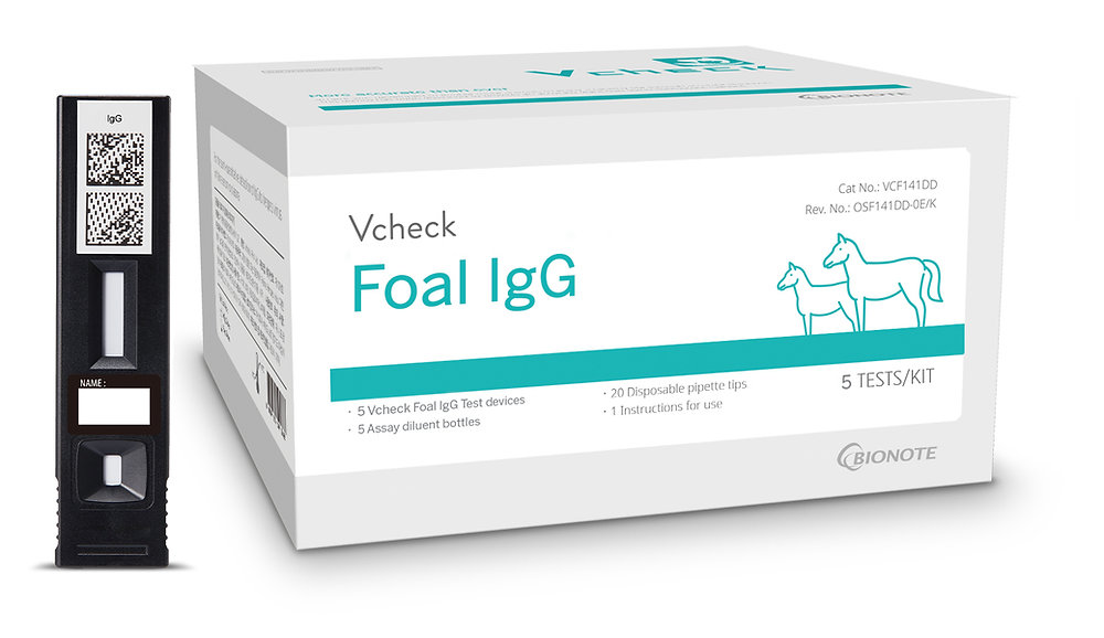 Bionote USA’s New Foal Immunoglobulin G (IgG) Test Provides Pointof
