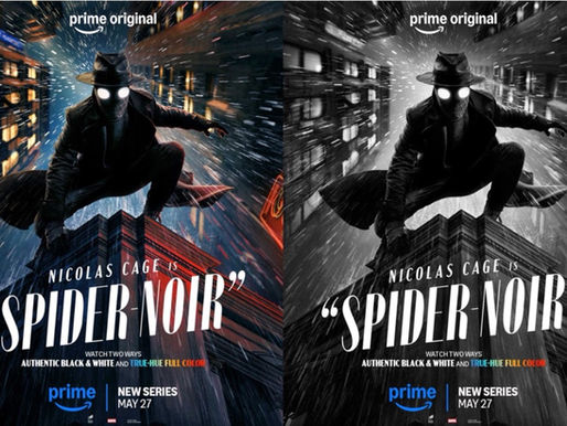Nicolas Cage is “SPIDER-NOIR” | Watch the New Trailer in Black & White Launching on Prime Video Canada May 27