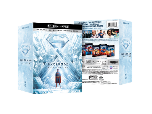 CHRISTOPHER REEVE'S 'SUPERMAN' FILMS GET A 4K STEELBOOK COLLECTION!