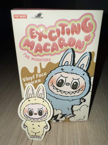 正規品！当日発送！LABUBU MACARON_Soymilk Authentic Pop Mart Labubu Exciting Macaron Soymilk US Seller