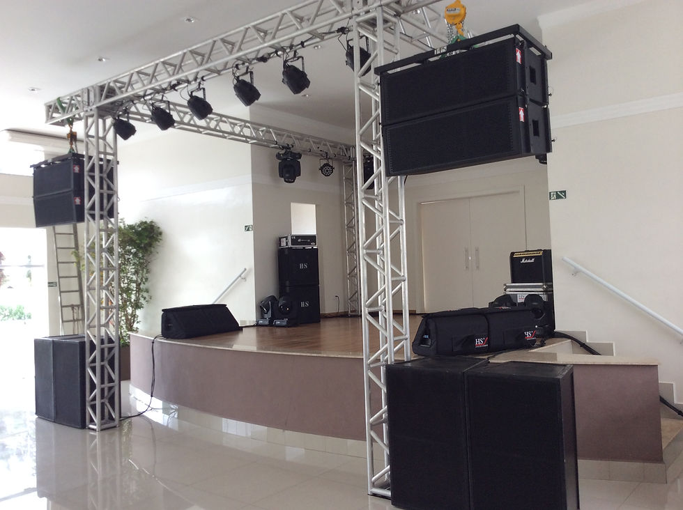 Locação de Equipamentos - Som Luz Imagem Palco Cobertura Gerador - Limeira São Paulo e Toda Região