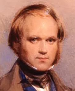 Pintura del joven Darwin, hecha en 1831