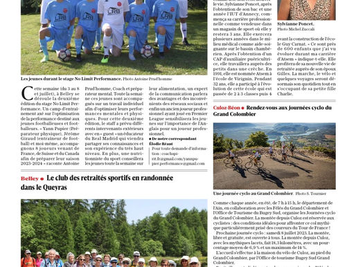 Article du Progrès sur NLP 2023