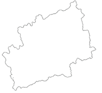 Outline map of the Vilnius region for service areas.