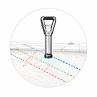 Ground microphone detecting underground pipe leaks