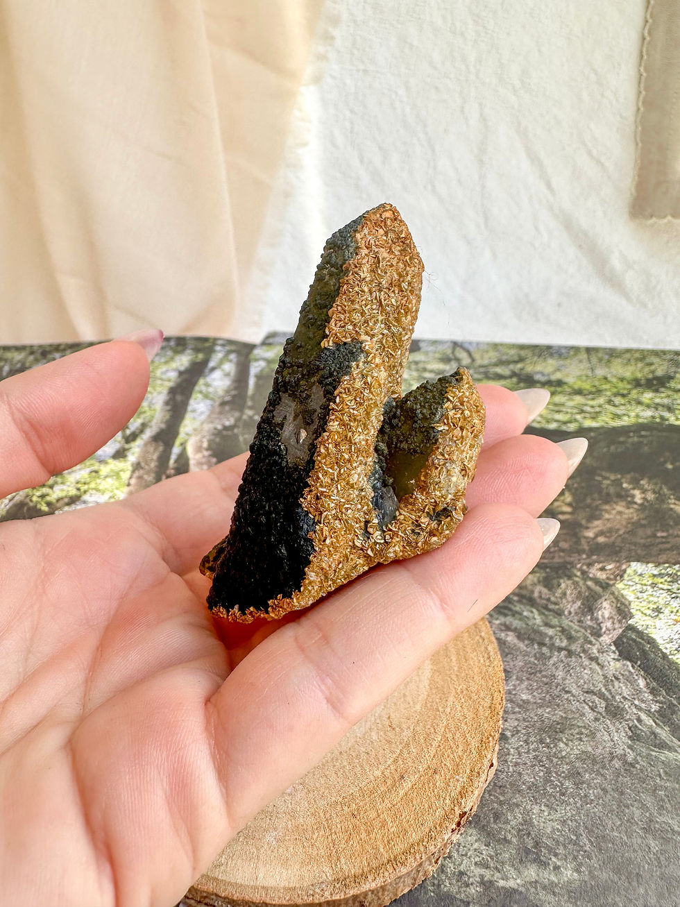 Miniatura: Guardião Luso com Clorite Verde e Siderite