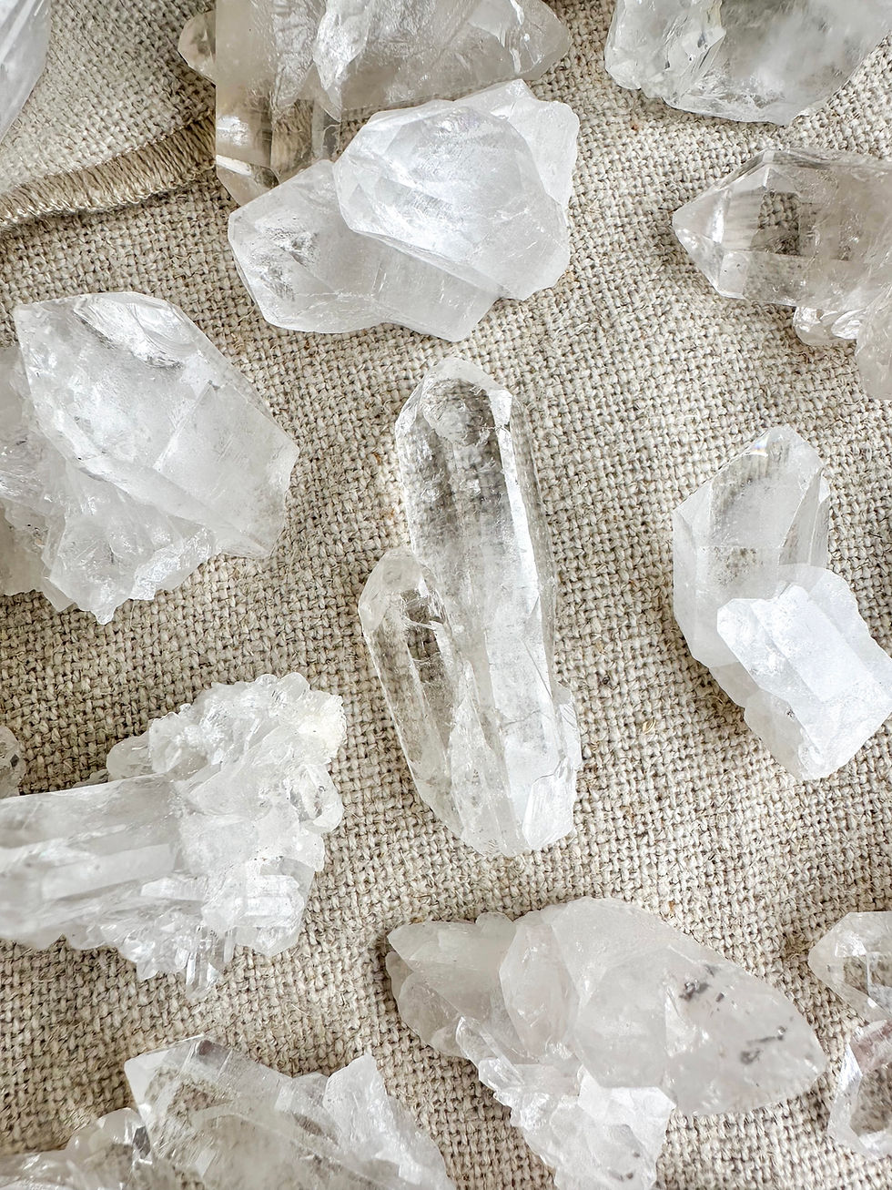 Miniatura: Drusas de Quartzo em bruto  