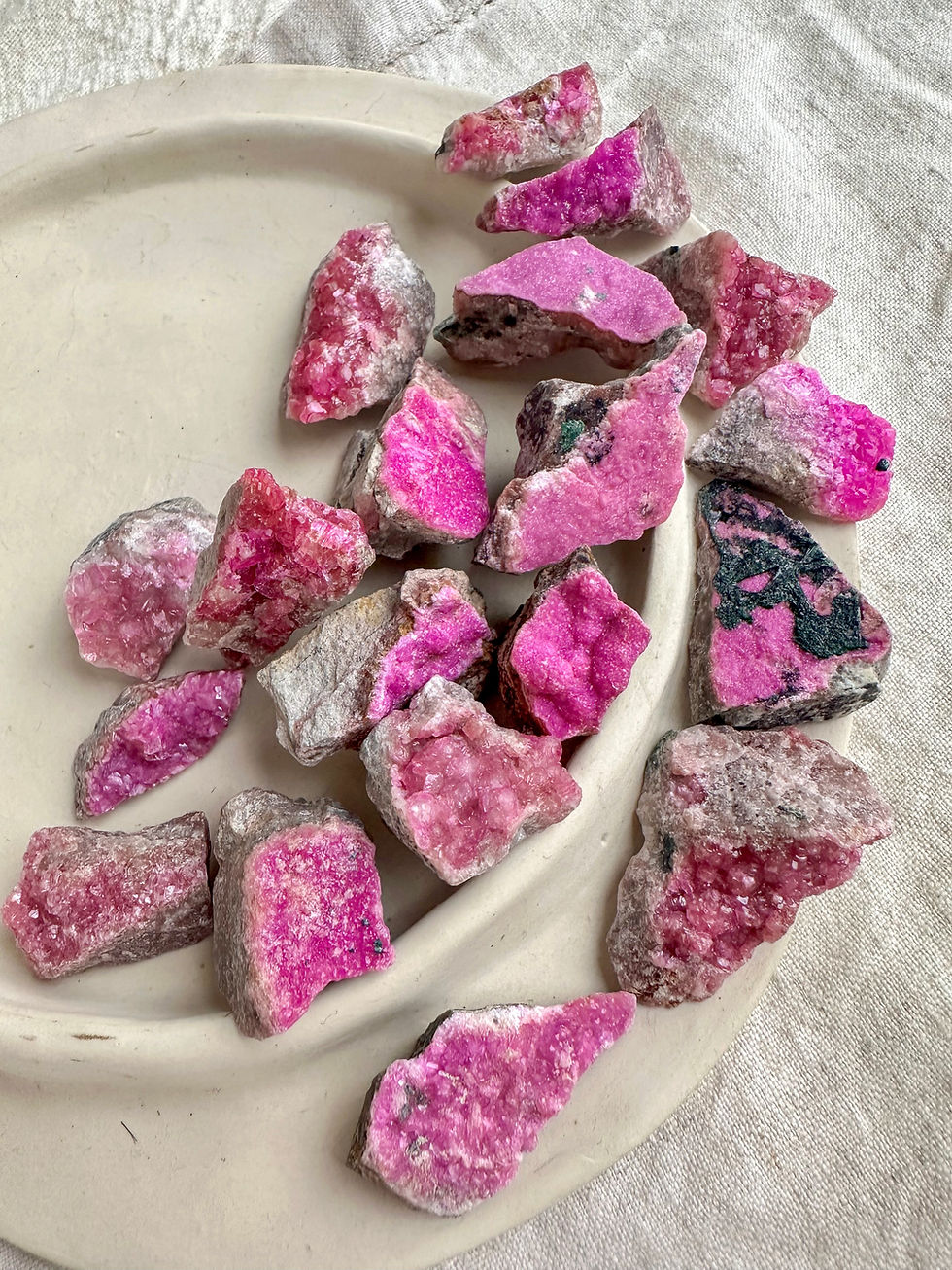 Miniatura: Mini Cobalto Calcite em bruto 