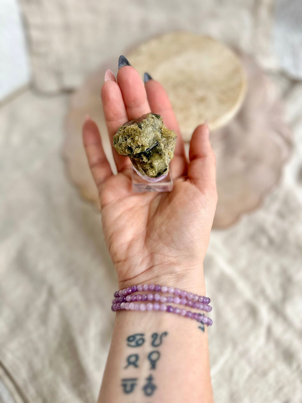 Miniatura: Apatite verde