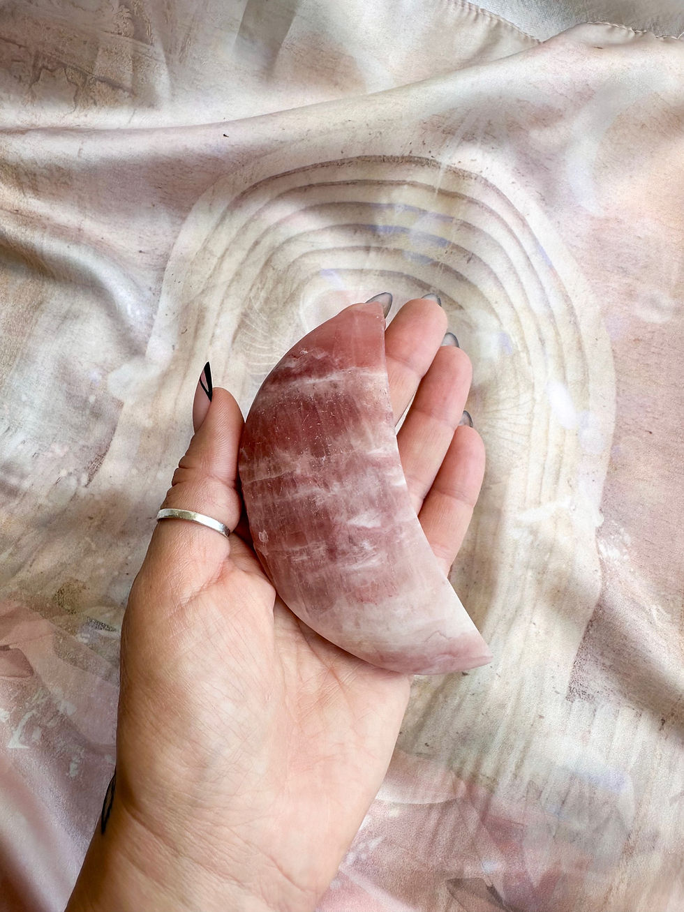 Lua de Calcite Rosa
