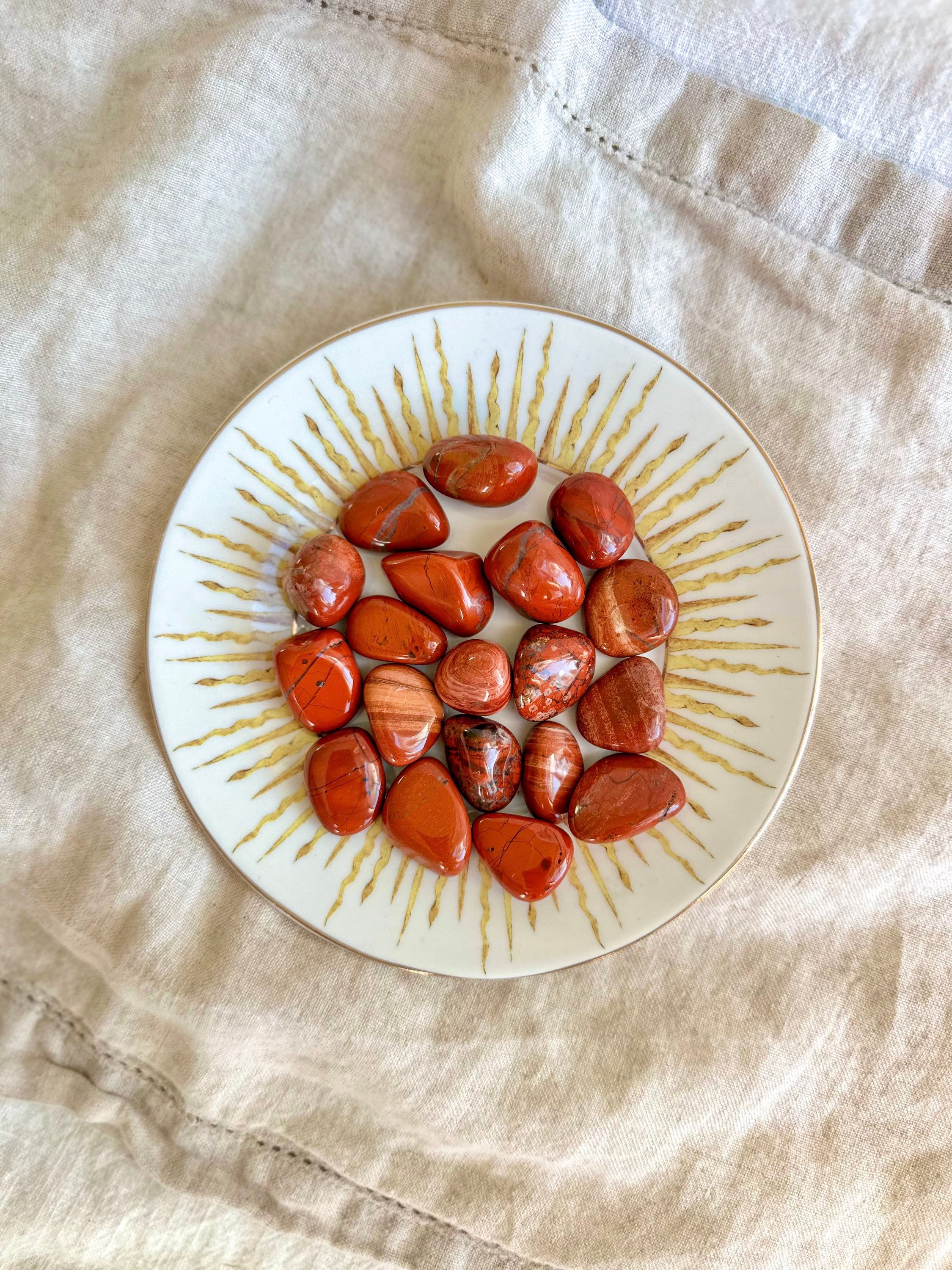 Jaspe Vermelho rolado 