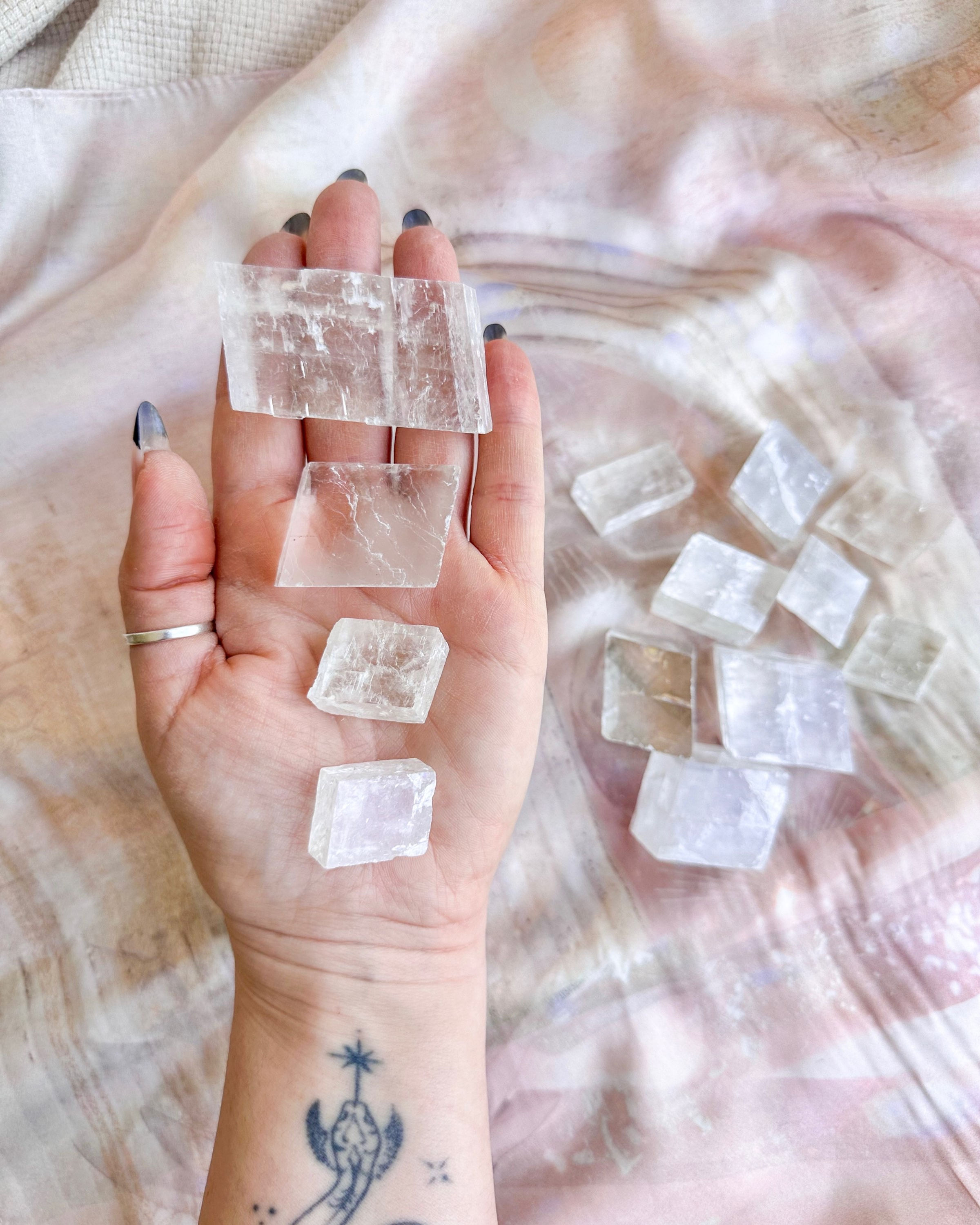 Calcite óptica ou espato da Islândia