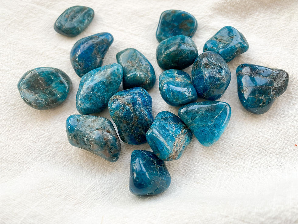 Miniatura: Apatite azul