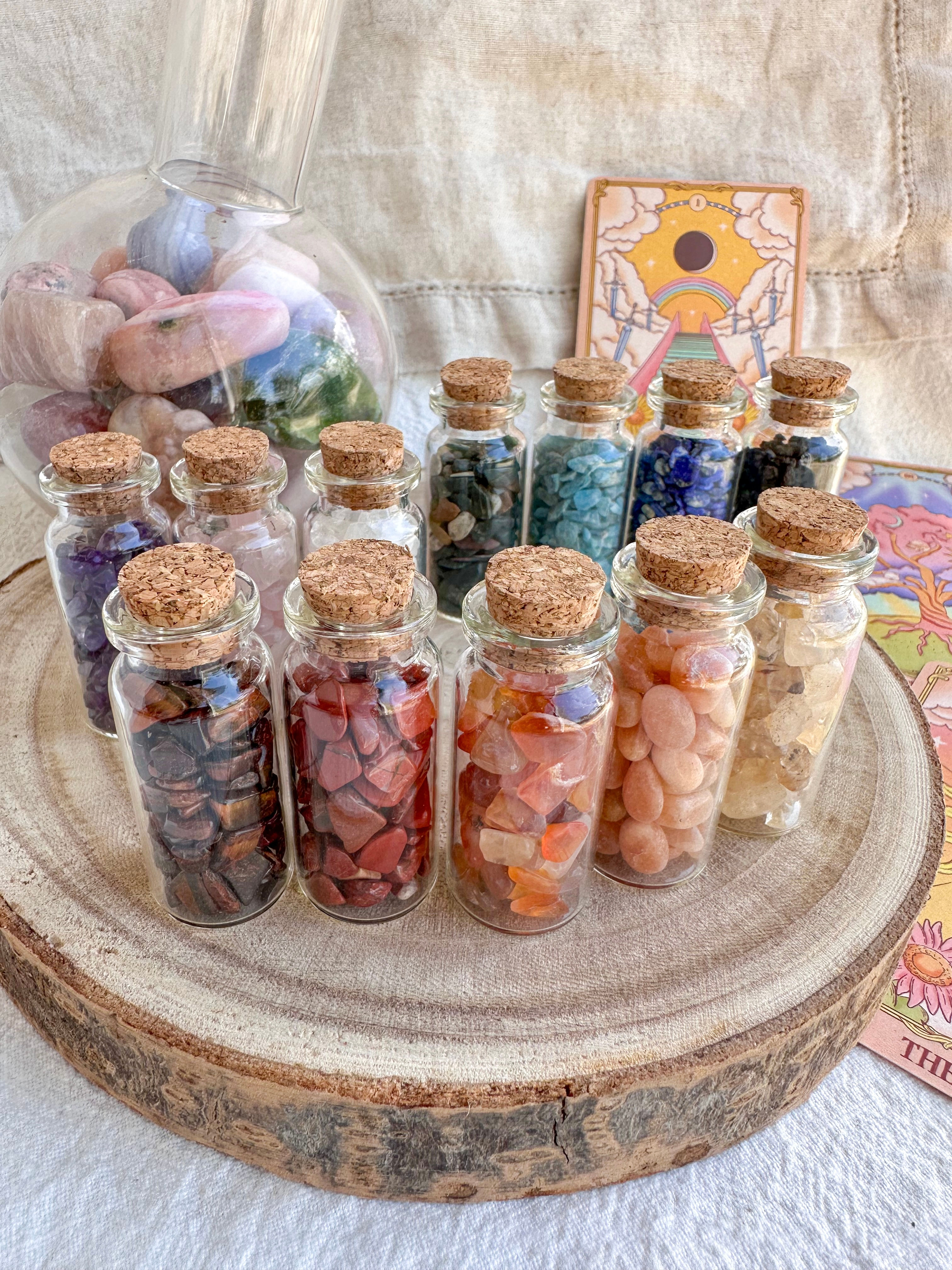 Frasquinhos de cristais