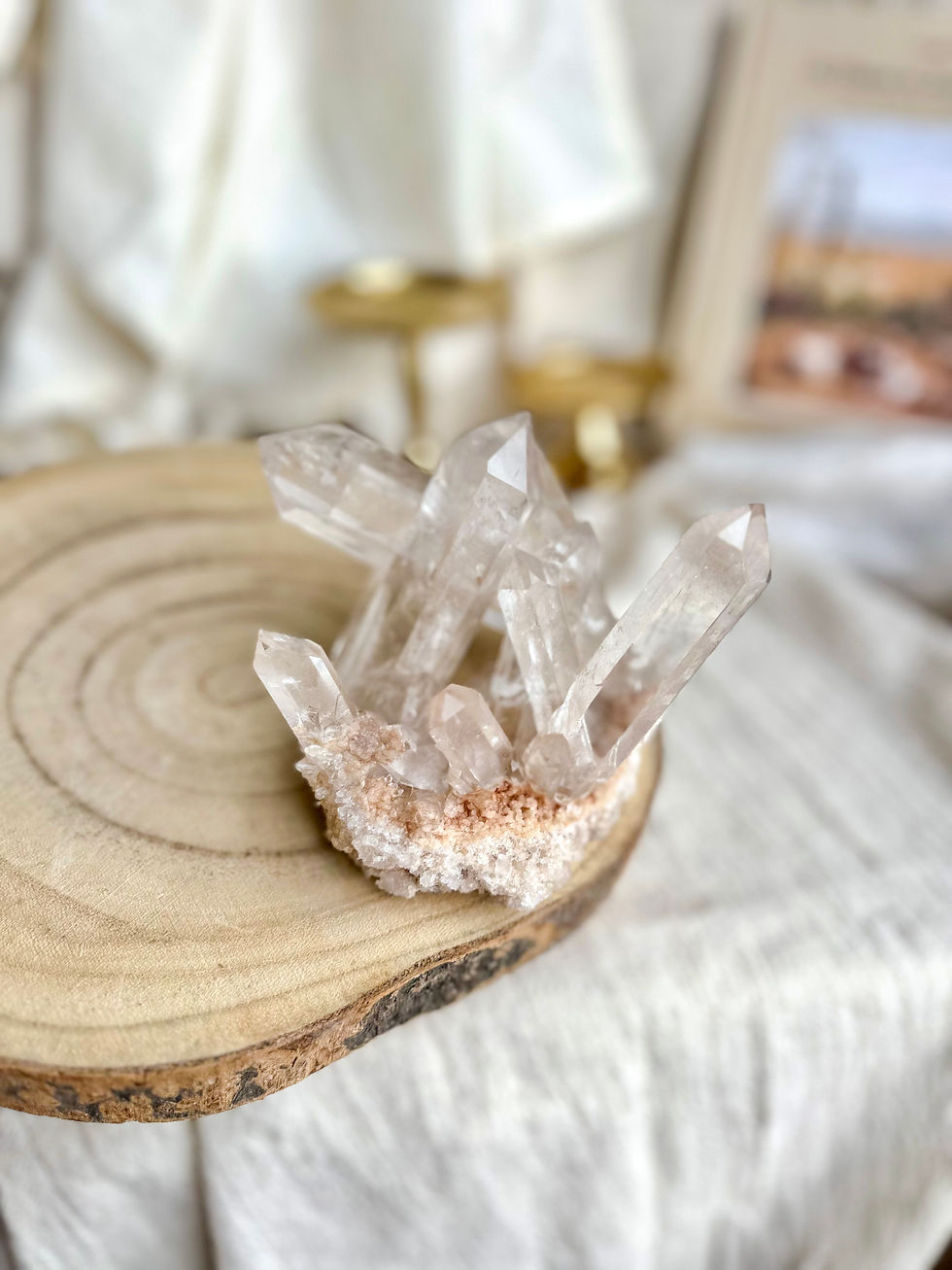 Miniatura: Drusa de Quartzo do Madagáscar 