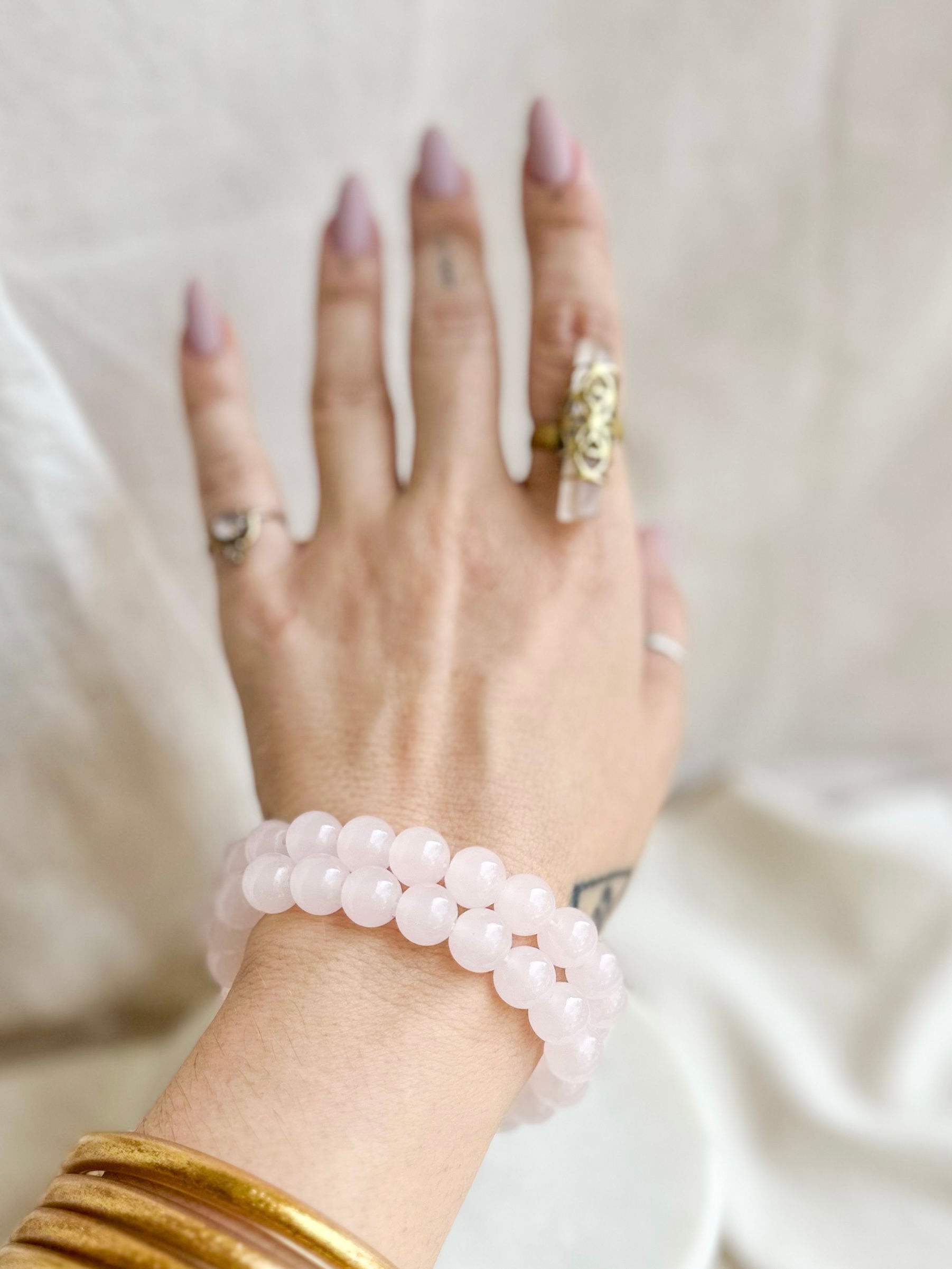 Pulseira de Calcite Rosa