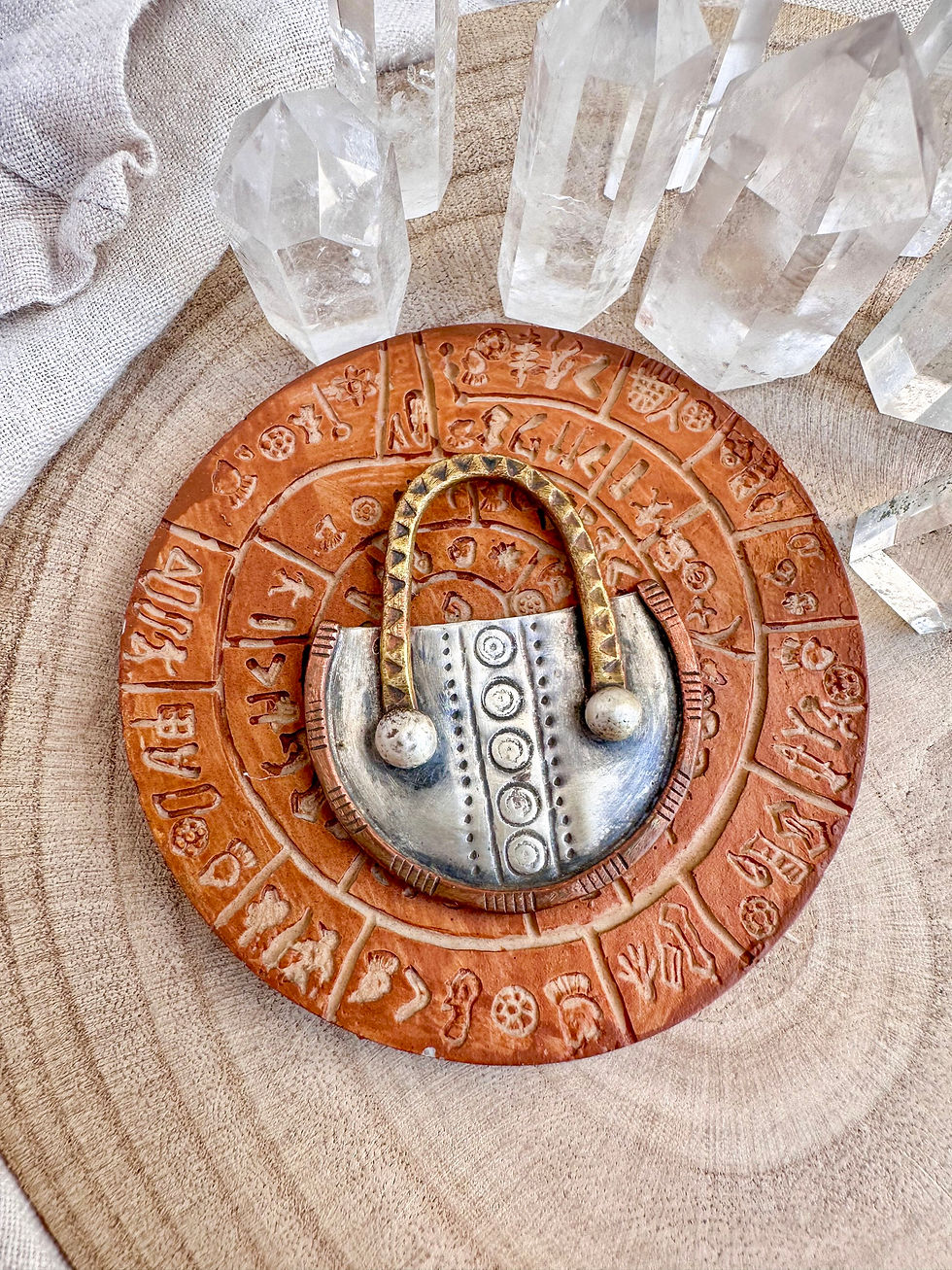 Miniatura: Coleção Ancestralium - Pendente Talismã Nkisi
