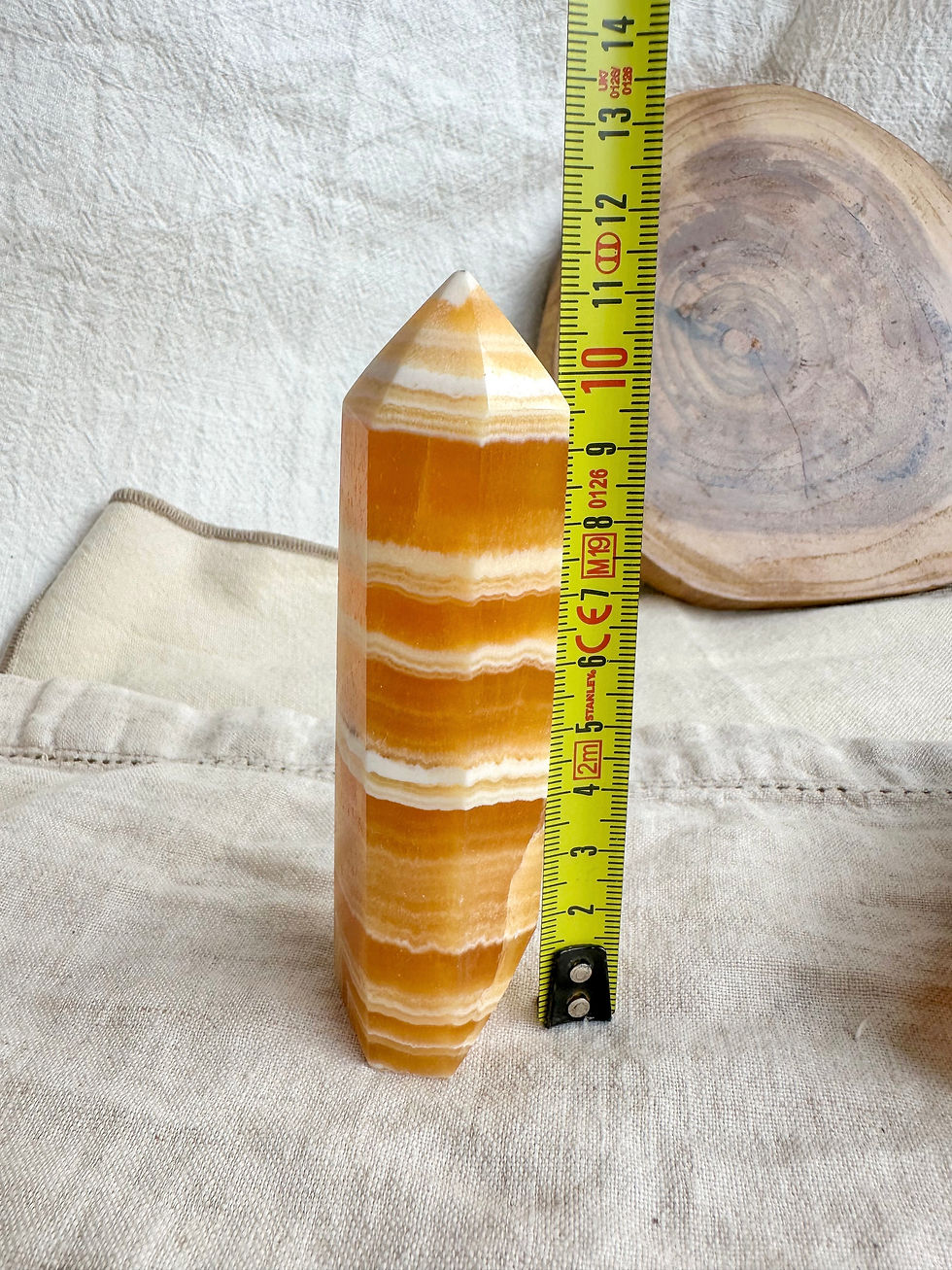 Miniatura: Calcite Amarela Bandeada