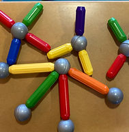 Jeu de construction aimanté