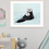 Thumbnail: An art print featuring a heartwarming depiction of a mother otter cradling her pup. The otters are illustrated with intricate details, showcasing their soft fur and playful expressions. Below the image, the touching phrase reads, "You might get too big for my lap, but you will never be too big for my heart," in a charming font