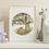Thumbnail: Water Oak Art Print featuring a woodland deer and a natural color pallet and a traditional style.