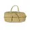 Thumbnail: Quilted Cotton Weekender Cabas Bag - Isha Olive