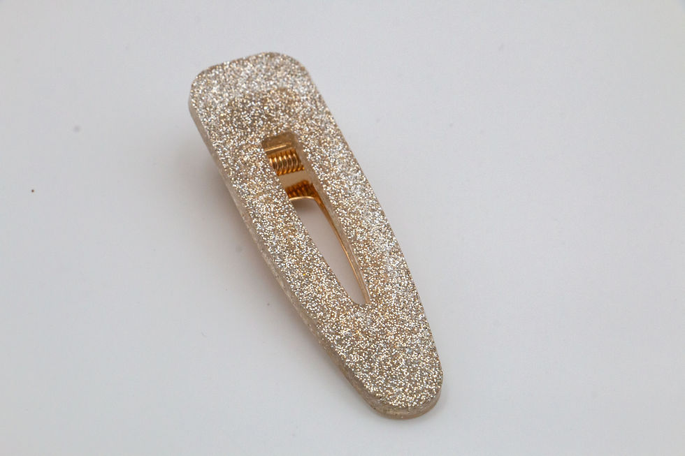 Thumbnail: Resin Hair Clips - Waterdrop -Smaller Sparkles