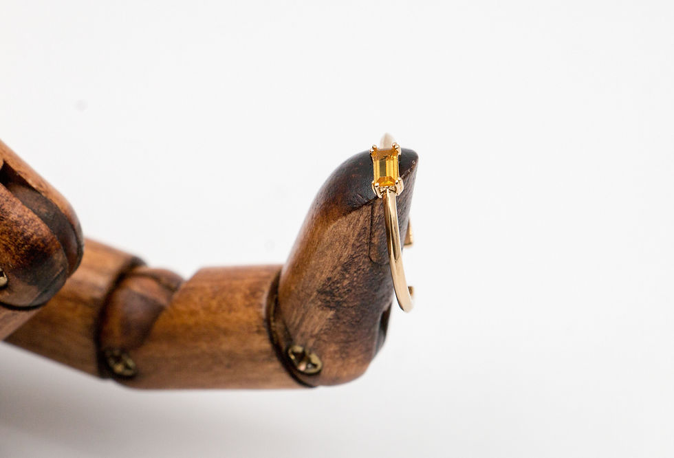 Miniature : Adjustable Ring - Manon Orange