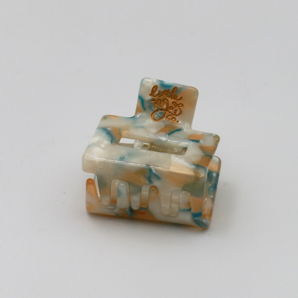 Miniaturbild: Cellulose Acetate Hair Claws - Mini - Square