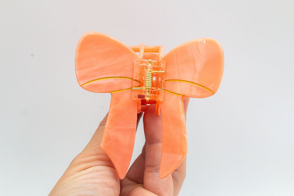 Miniature : COUCOU SUZETTE ®  - Hair Claw - Large Bow - Pink
