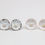 Miniature : Boucle d'Oreille Disque - BLANC
