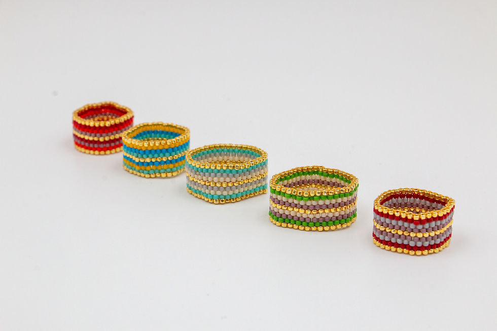Miniature : Seed Ring - Rose