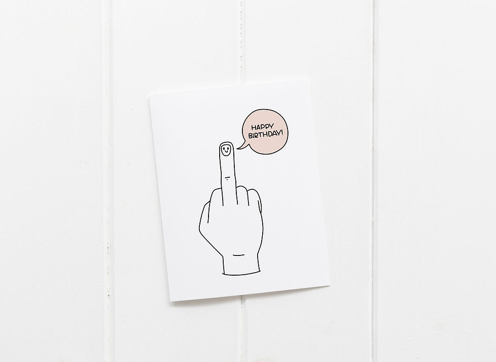 Thumbnail: Greeting Card - Happy Bday F**** You