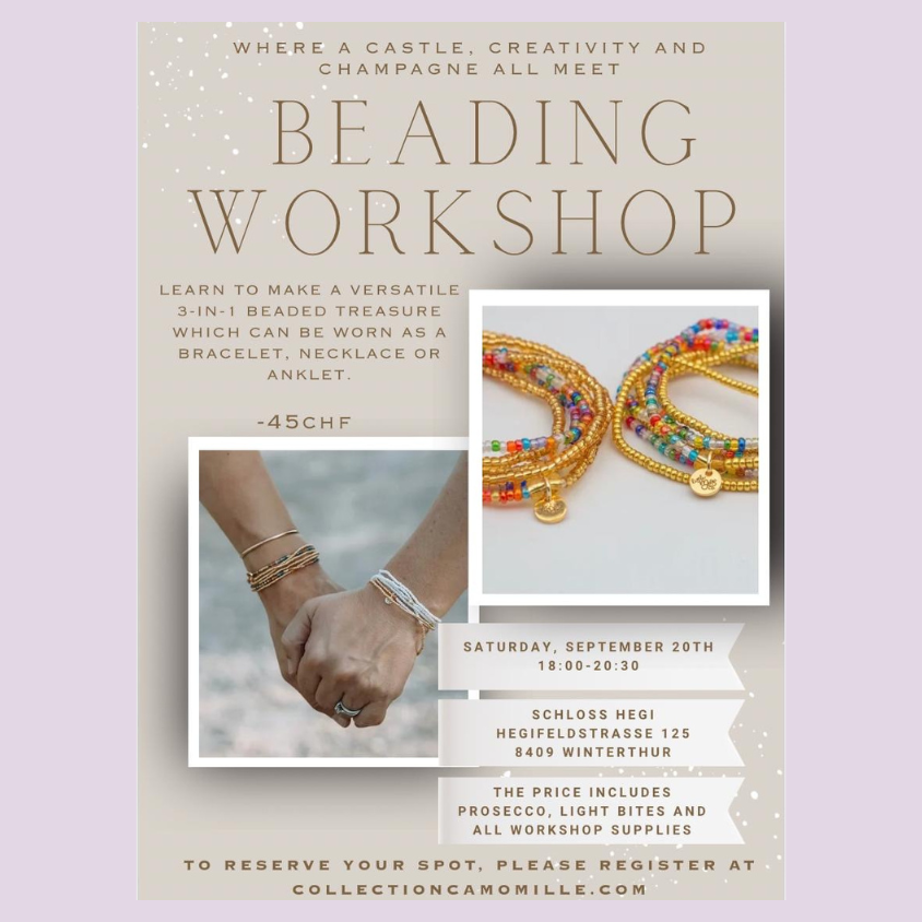 Beading Workshop — Create Your Own Chain Bracelet, Necklace or Ankle