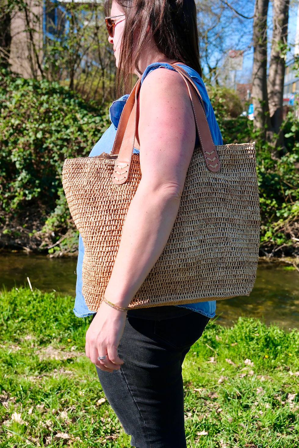 Miniature : Straw Tote Bag - Koni