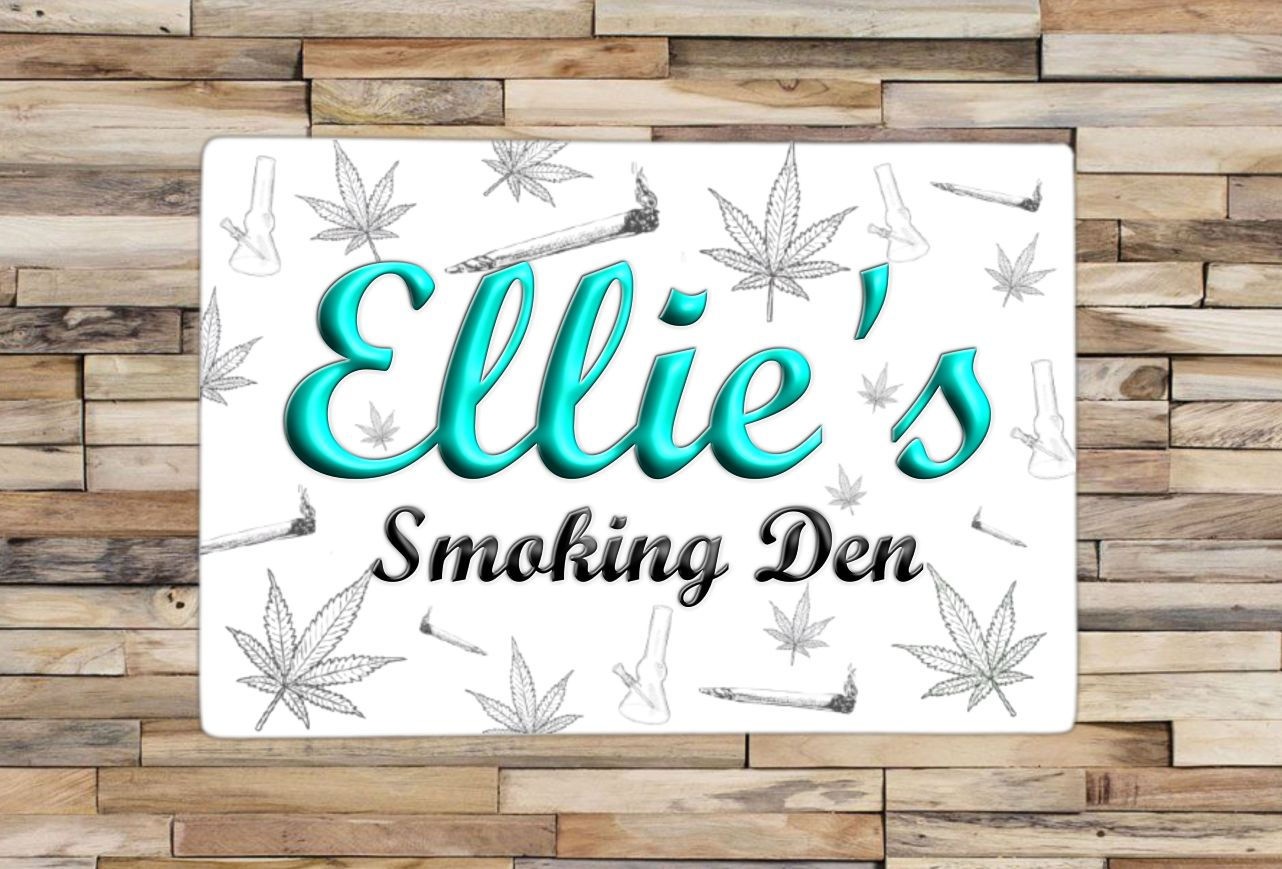 Personalised Smoking Sign