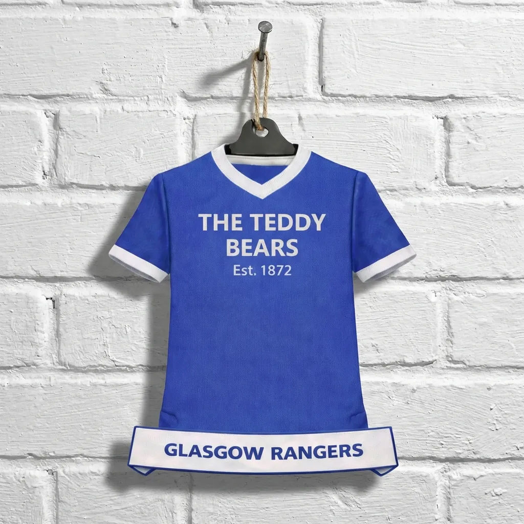 Glasgow Ranger Football Shirt Sign