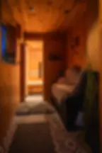 The private sauna for couples at Mrs Leonard's Cottage on Jura